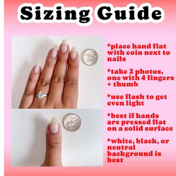 Pink Heart Cateye Press-on nails